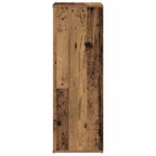 vidaXL Schuhregal Altholz-Optik 54x34x100,5 cm Holzwerkstoff
