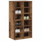 vidaXL Schuhregal Altholz-Optik 54x34x100,5 cm Holzwerkstoff