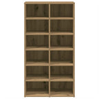 vidaXL Schuhregal Artisan-Eiche 54x34x100,5 cm Holzwerkstoff