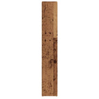 vidaXL CD-Regale 2 Stk. Altholz-Optik 21x16x93,5 cm Holzwerkstoff