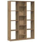 vidaXL Raumteiler/Bücherregal Artisan-Eiche 100x24x140cm Holzwerkstoff