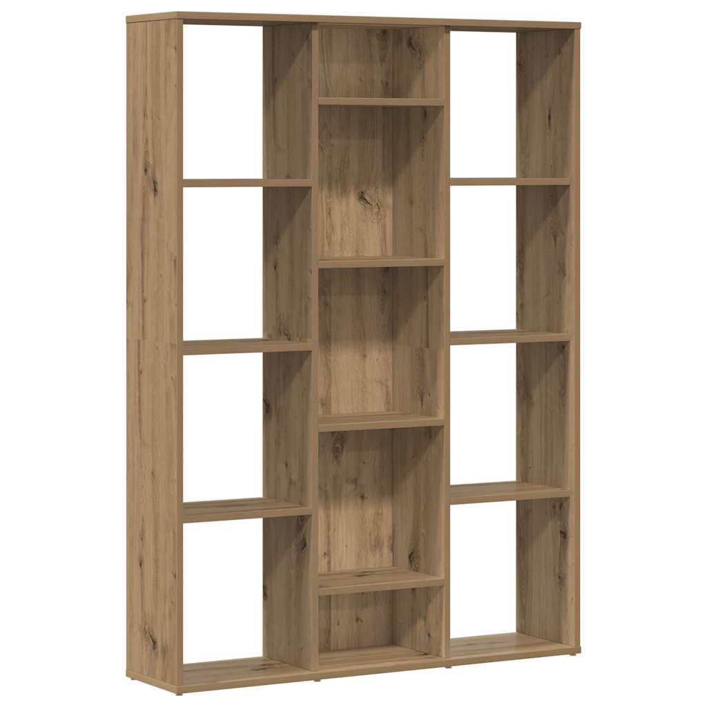 vidaXL Raumteiler/Bücherregal Artisan-Eiche 100x24x140cm Holzwerkstoff