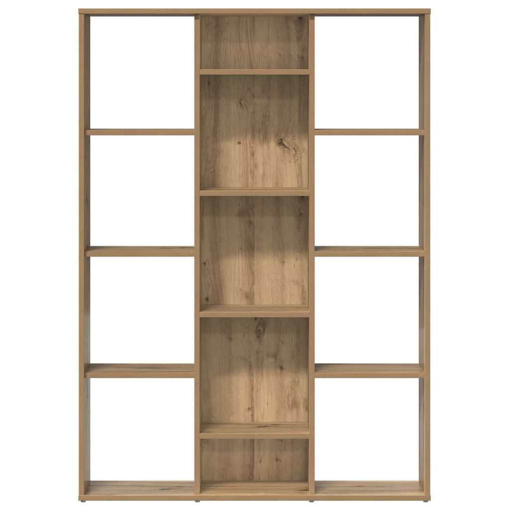 vidaXL Raumteiler/Bücherregal Artisan-Eiche 100x24x140cm Holzwerkstoff