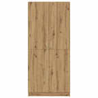 vidaXL Kleiderschrank Artisan-Eiche 80x52x180 cm Holzwerkstoff