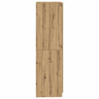 vidaXL Kleiderschrank Artisan-Eiche 80x52x180 cm Holzwerkstoff
