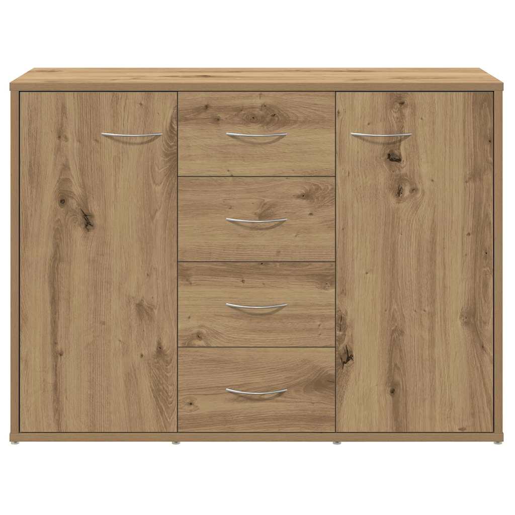 vidaXL Sideboard Artisan-Eiche 88x30x64 cm Holzwerkstoff