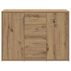 vidaXL Sideboard Artisan-Eiche 88x30x64 cm Holzwerkstoff