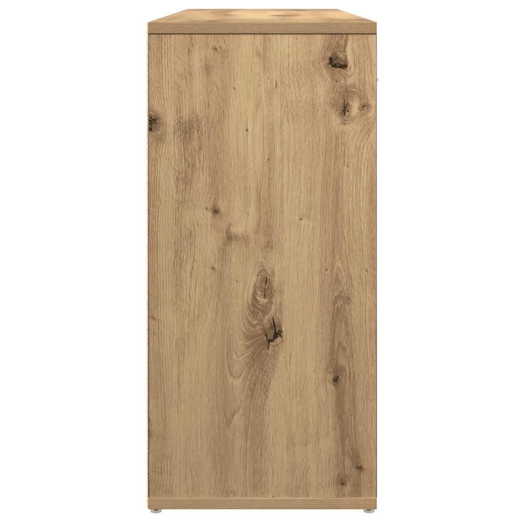vidaXL Sideboard Artisan-Eiche 88x30x64 cm Holzwerkstoff
