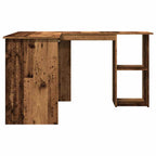vidaXL Eckschreibtisch Altholz-Optik 120x140x75 cm Holzwerkstoff