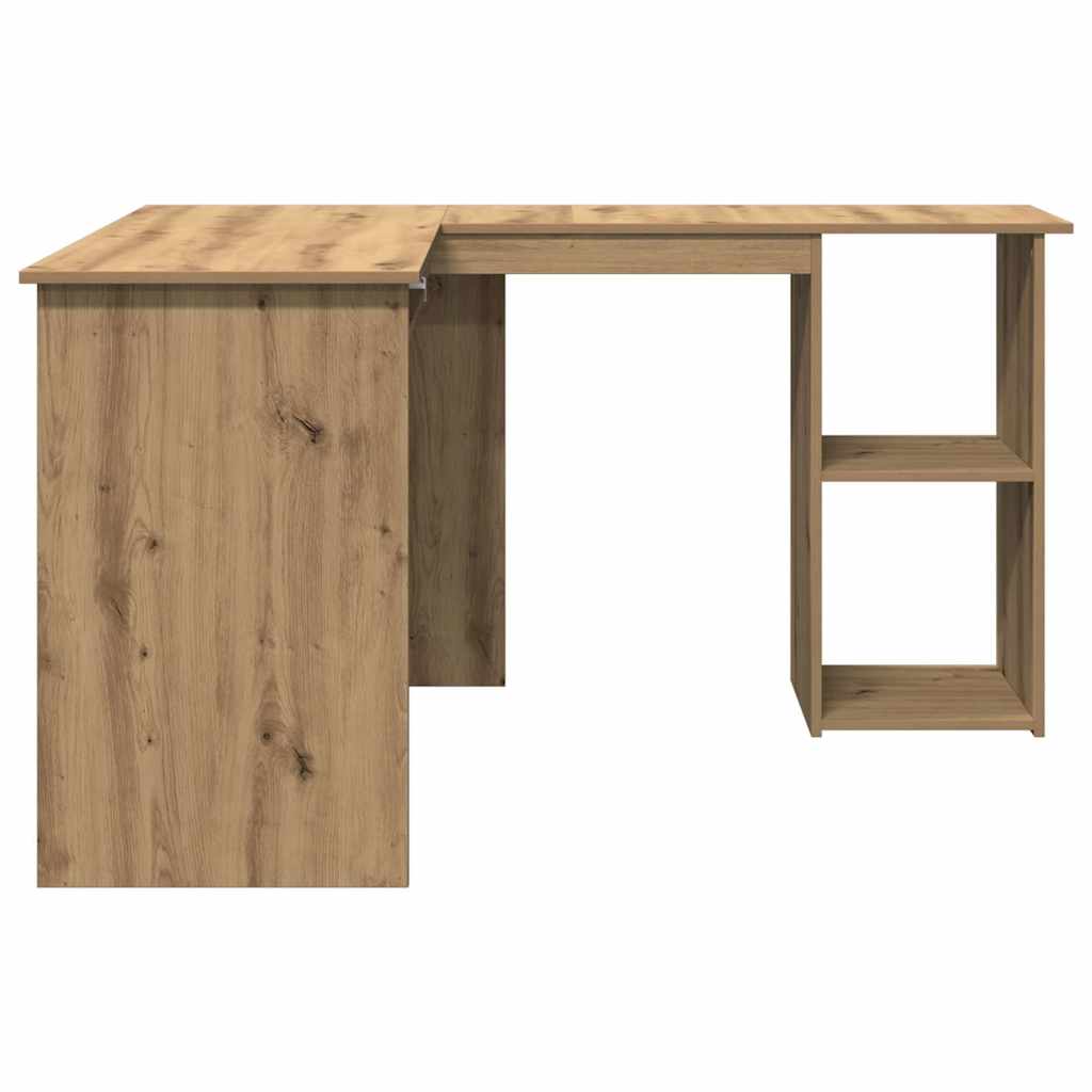 vidaXL Eckschreibtisch Artisan-Eiche 120x140x75 cm Holzwerkstoff