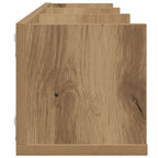 vidaXL CD-Wandregal Artisan-Eiche 75x18x18 cm Holzwerkstoff
