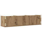 vidaXL CD-Wandregal Artisan-Eiche 75x18x18 cm Holzwerkstoff
