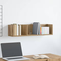 vidaXL CD-Wandregal Artisan-Eiche 75x18x18 cm Holzwerkstoff