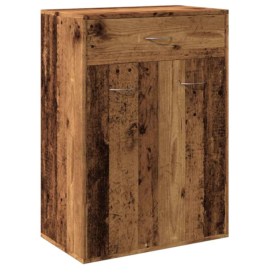 vidaXL Schuhschrank Altholz-Optik 60x35x84 cm Holzwerkstoff