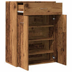 vidaXL Schuhschrank Altholz-Optik 60x35x84 cm Holzwerkstoff