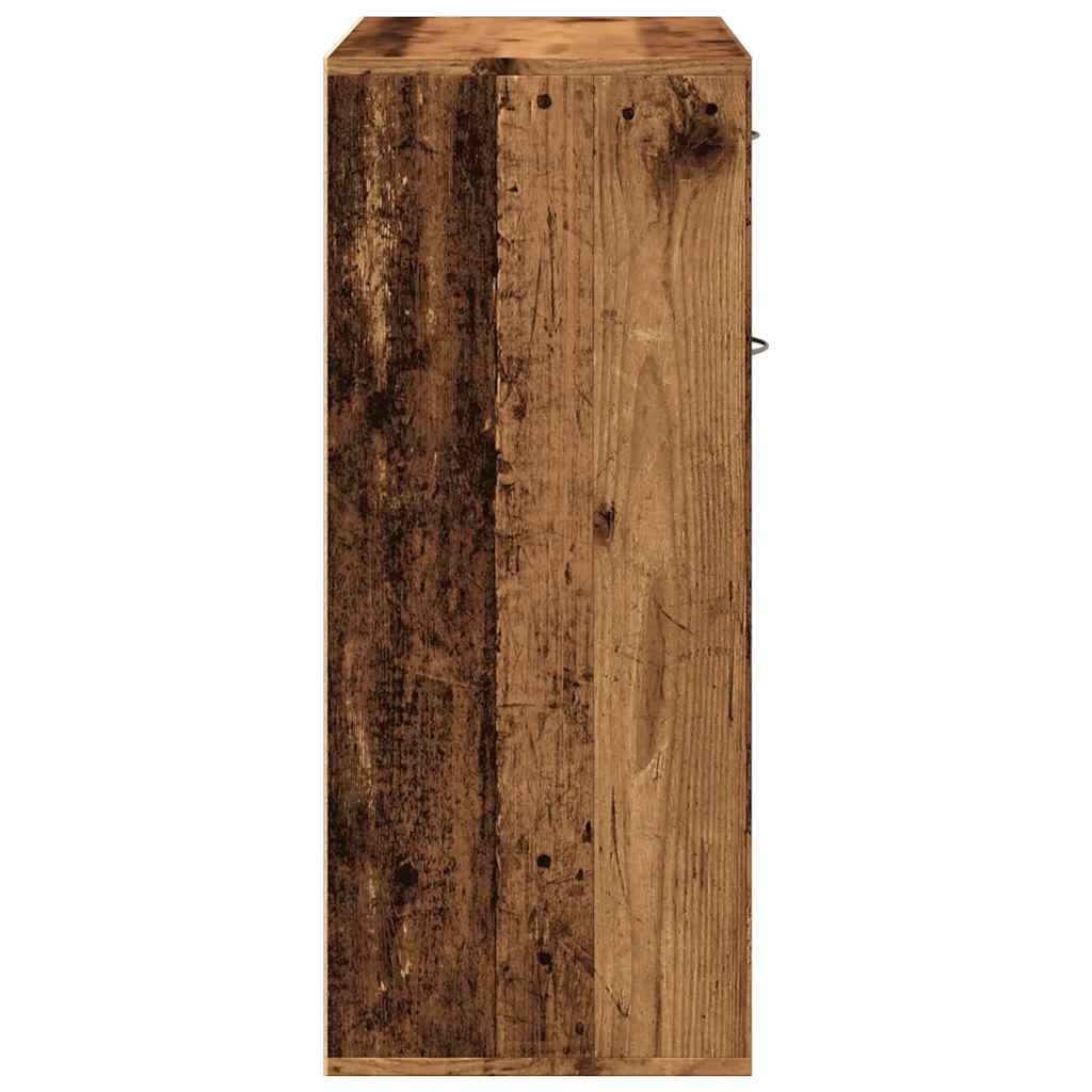vidaXL Schuhschrank Altholz-Optik 60x35x84 cm Holzwerkstoff