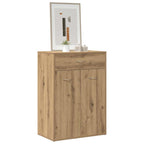 vidaXL Schuhschrank Artisan-Eiche 60x35x84 cm Holzwerkstoff