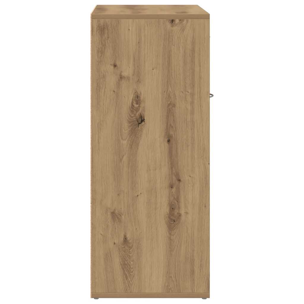 vidaXL Schuhschrank Artisan-Eiche 60x35x84 cm Holzwerkstoff