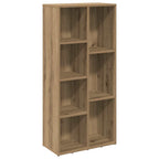 vidaXL Bücherregal Artisan-Eiche 50x25x104 cm