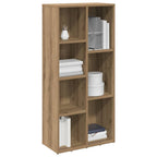 vidaXL Bücherregal Artisan-Eiche 50x25x104 cm