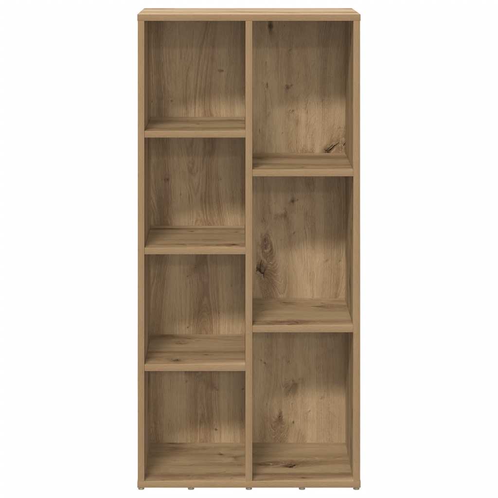 vidaXL Bücherregal Artisan-Eiche 50x25x104 cm