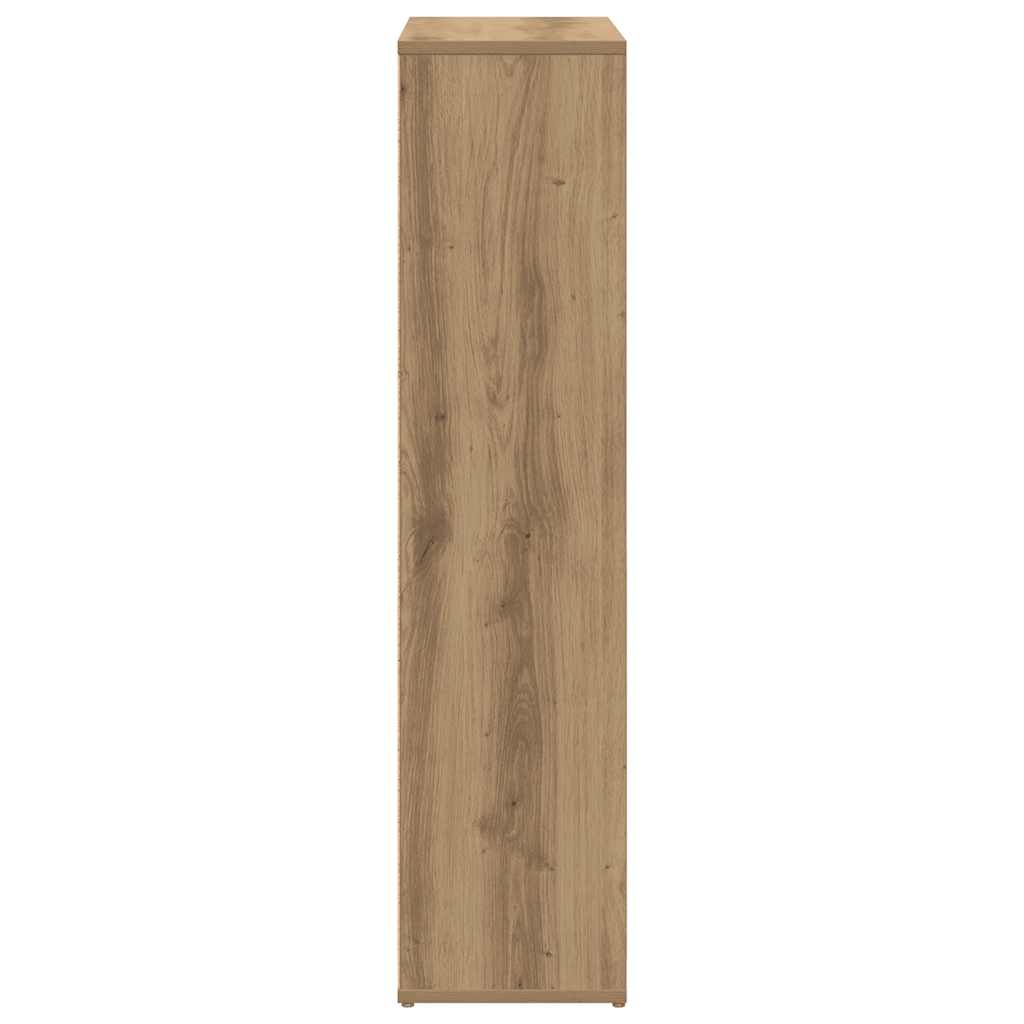 vidaXL Bücherregal Artisan-Eiche 50x25x104 cm