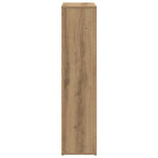 vidaXL Bücherregal Artisan-Eiche 50x25x104 cm