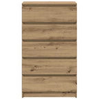 vidaXL Schubladenschrank Artisan-Eiche 60x36x103 cm Holzwerkstoff