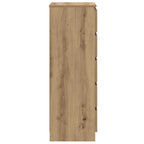 vidaXL Schubladenschrank Artisan-Eiche 60x36x103 cm Holzwerkstoff