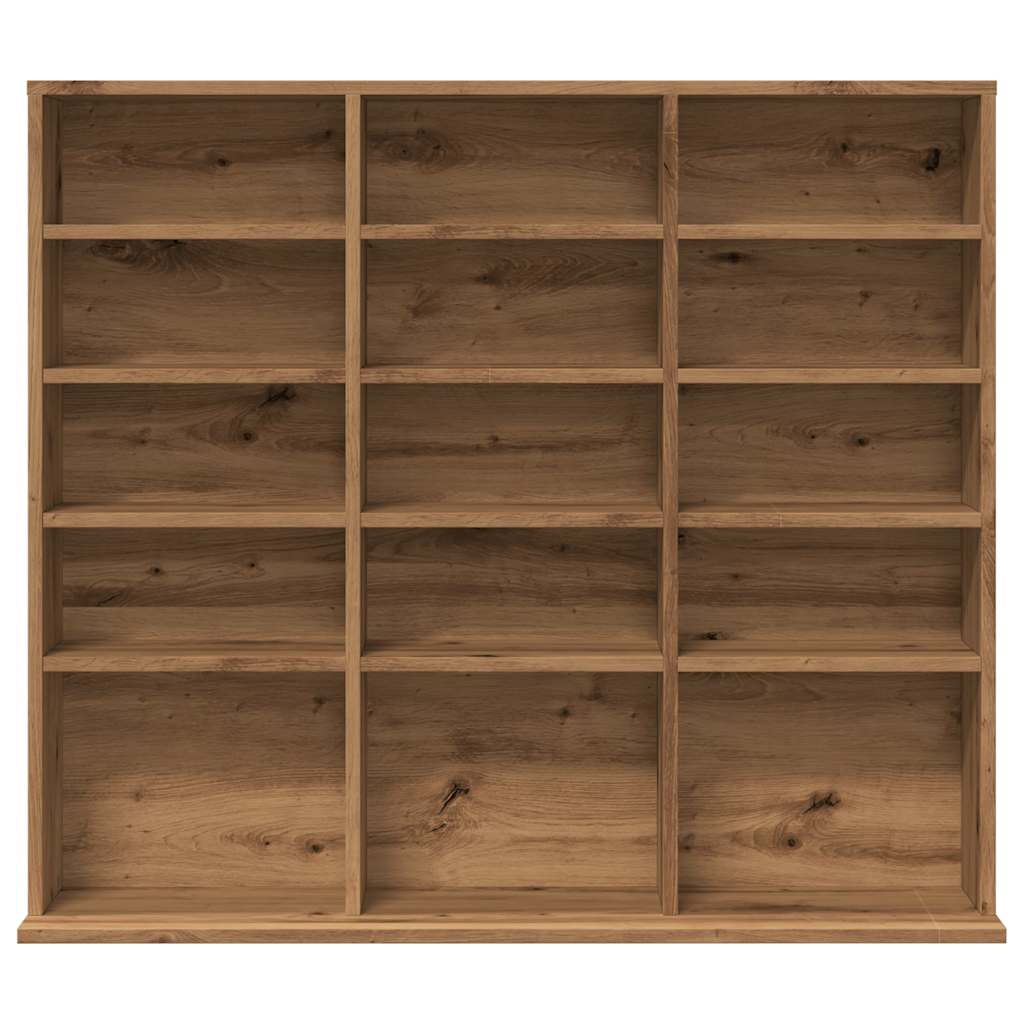 vidaXL CD-Regal Artisan-Eiche 100x23x89,5 cm Holzwerkstoff