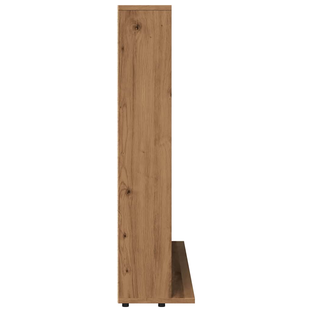 vidaXL CD-Regal Artisan-Eiche 100x23x89,5 cm Holzwerkstoff