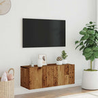 vidaXL TV-Wandschrank Altholz-Optik 80x30x30 cm Holzwerkstoff