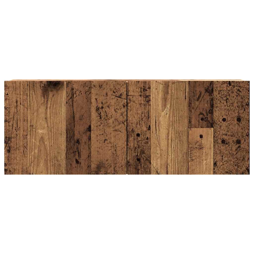 vidaXL TV-Wandschrank Altholz-Optik 80x30x30 cm Holzwerkstoff