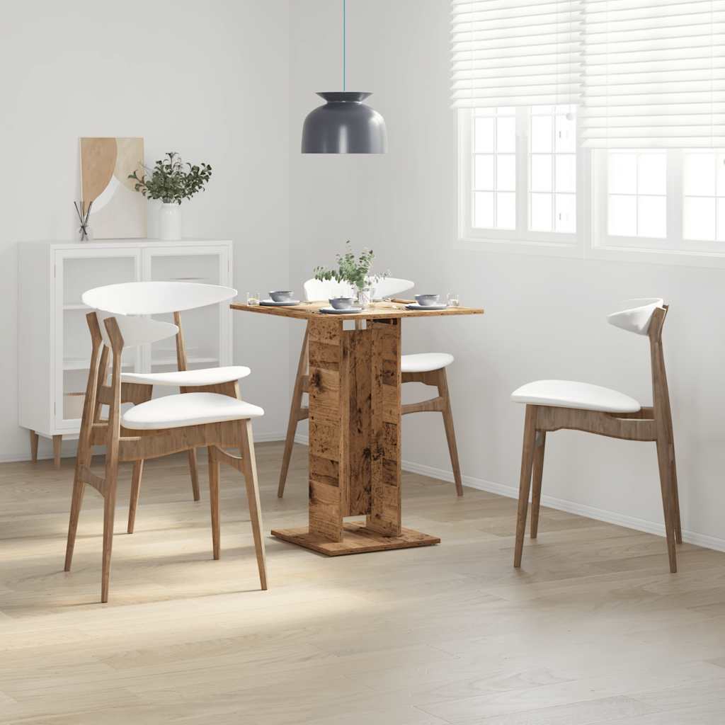 vidaXL Bistrotisch Altholz-Optik 60x60x75 cm Holzwerkstoff