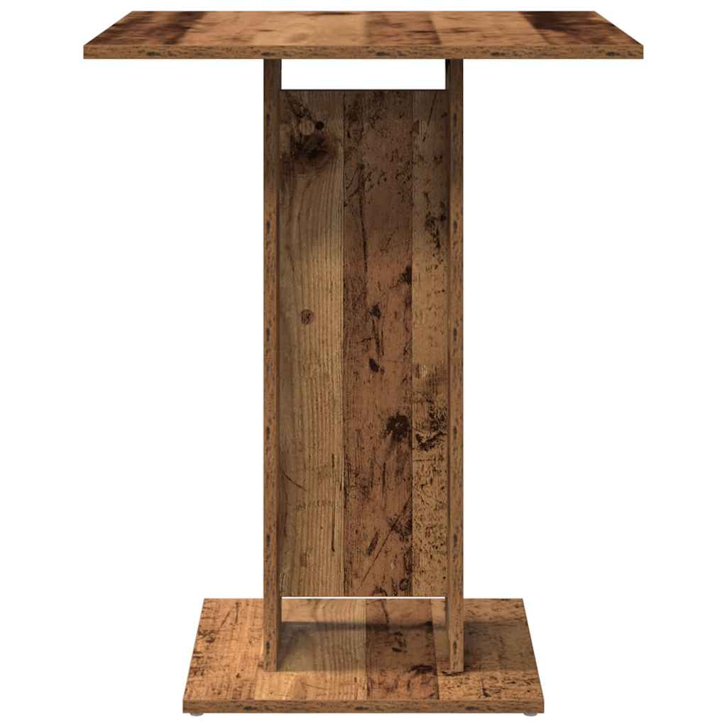 vidaXL Bistrotisch Altholz-Optik 60x60x75 cm Holzwerkstoff