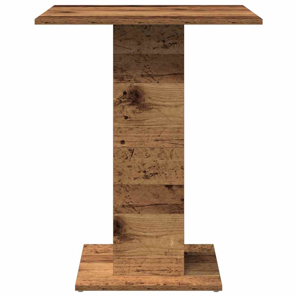 vidaXL Bistrotisch Altholz-Optik 60x60x75 cm Holzwerkstoff