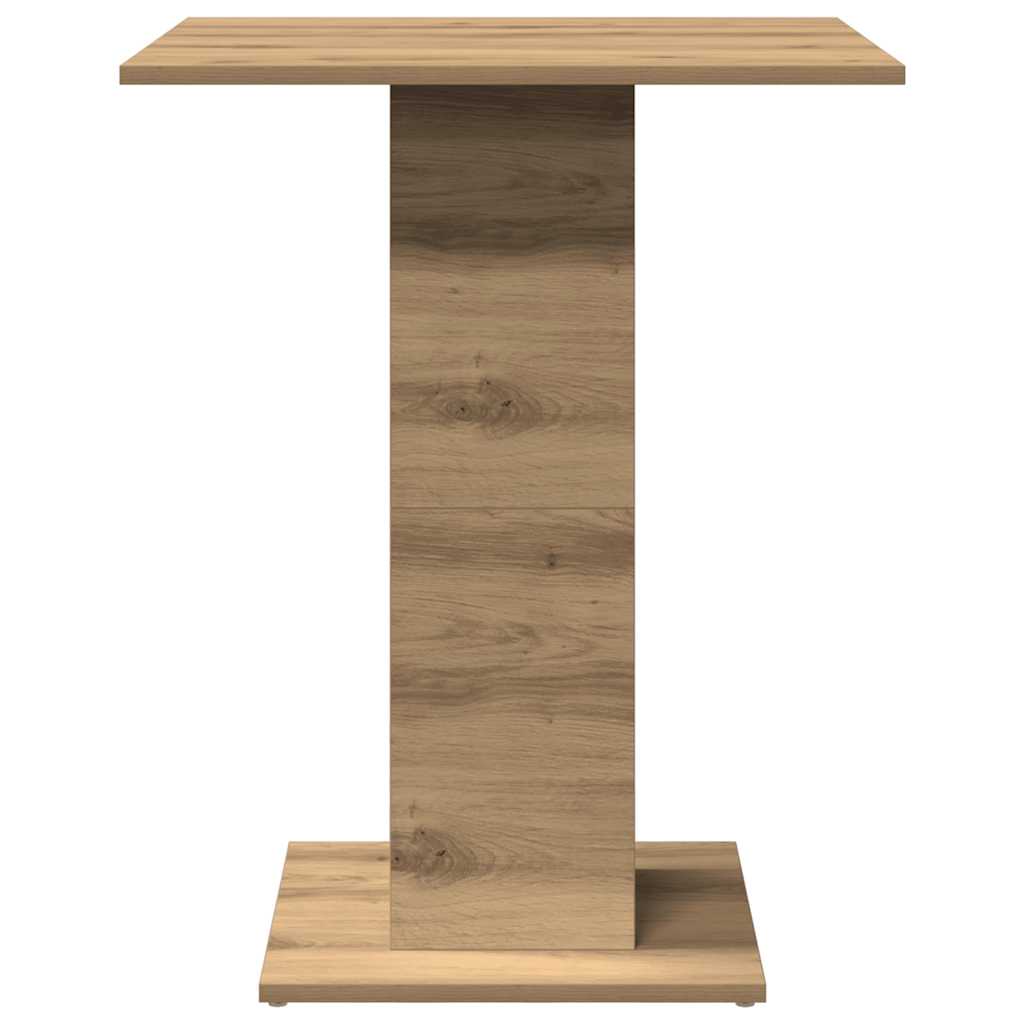 vidaXL Bistrotisch Artisan-Eiche 60x60x75 cm Holzwerkstoff