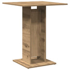 vidaXL Bistrotisch Artisan-Eiche 60x60x75 cm Holzwerkstoff