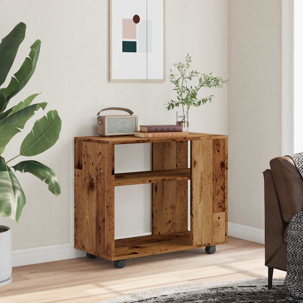 vidaXL Beistelltisch Altholz-Optik 70x35x55 cm Holzwerkstoff