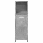 vidaXL Badezimmerschrank Betongrau 30x30x95 cm Holzwerkstoff