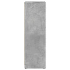 vidaXL Badezimmerschrank Betongrau 30x30x95 cm Holzwerkstoff