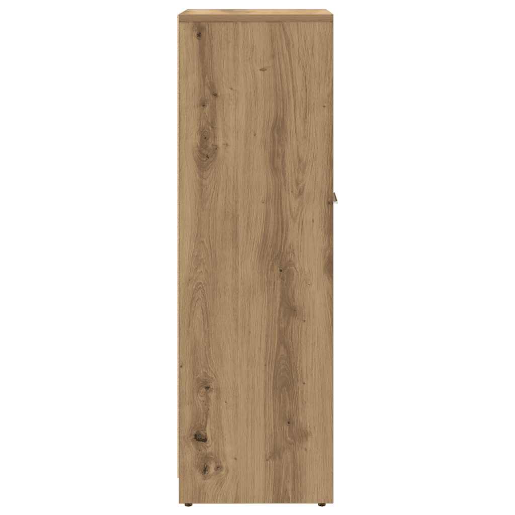 vidaXL Badschrank Artisan-Eiche 30x30x95 cm Holzwerkstoff