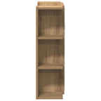 vidaXL Bad-Spiegelschrank Artisan-Eiche 80x20,5x64cm Holzwerkstoff