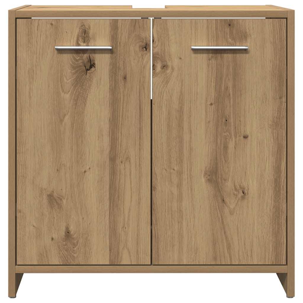 vidaXL Waschbeckenunterschrank Artisan-Eiche 60x33x60 cm