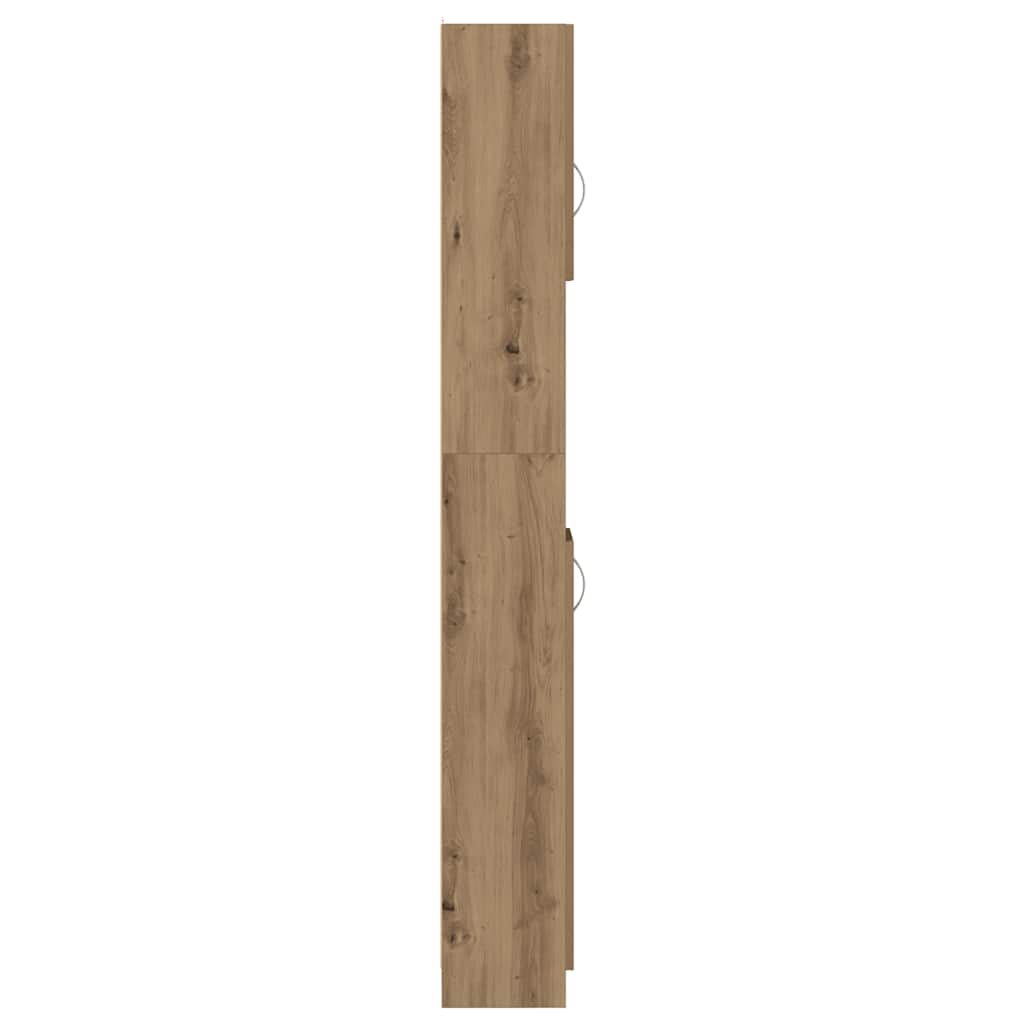 vidaXL Badezimmerschrank Artisan Oak 32x25,5x190 cm Holzwerkstoff