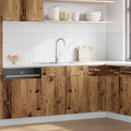 vidaXL Spülenunterschrank Lyon Altholz-Optik 80x46x81,5 cm Holzwerkstoff