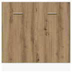 vidaXL Spülenunterschrank Lyon Artisan-Eiche 80x46x81,5 cm Holzwerkstoff