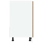 vidaXL Spülenunterschrank Lyon Artisan-Eiche 80x46x81,5 cm Holzwerkstoff