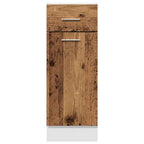 vidaXL Schubunterschrank Lyon Altholz-Optik 30x46x81,5 cm Holzwerkstoff
