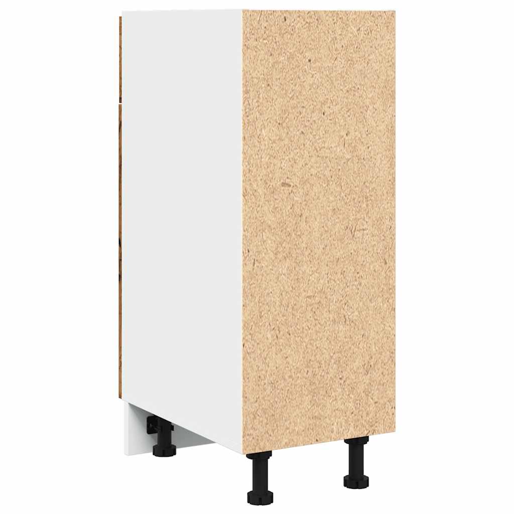 vidaXL Schubunterschrank Lyon Altholz-Optik 30x46x81,5 cm Holzwerkstoff